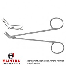 Diethrich-Salyer Dissecting Scissor - For Cleft Palate Angled Stainless Steel, 12 cm - 4 3/4"